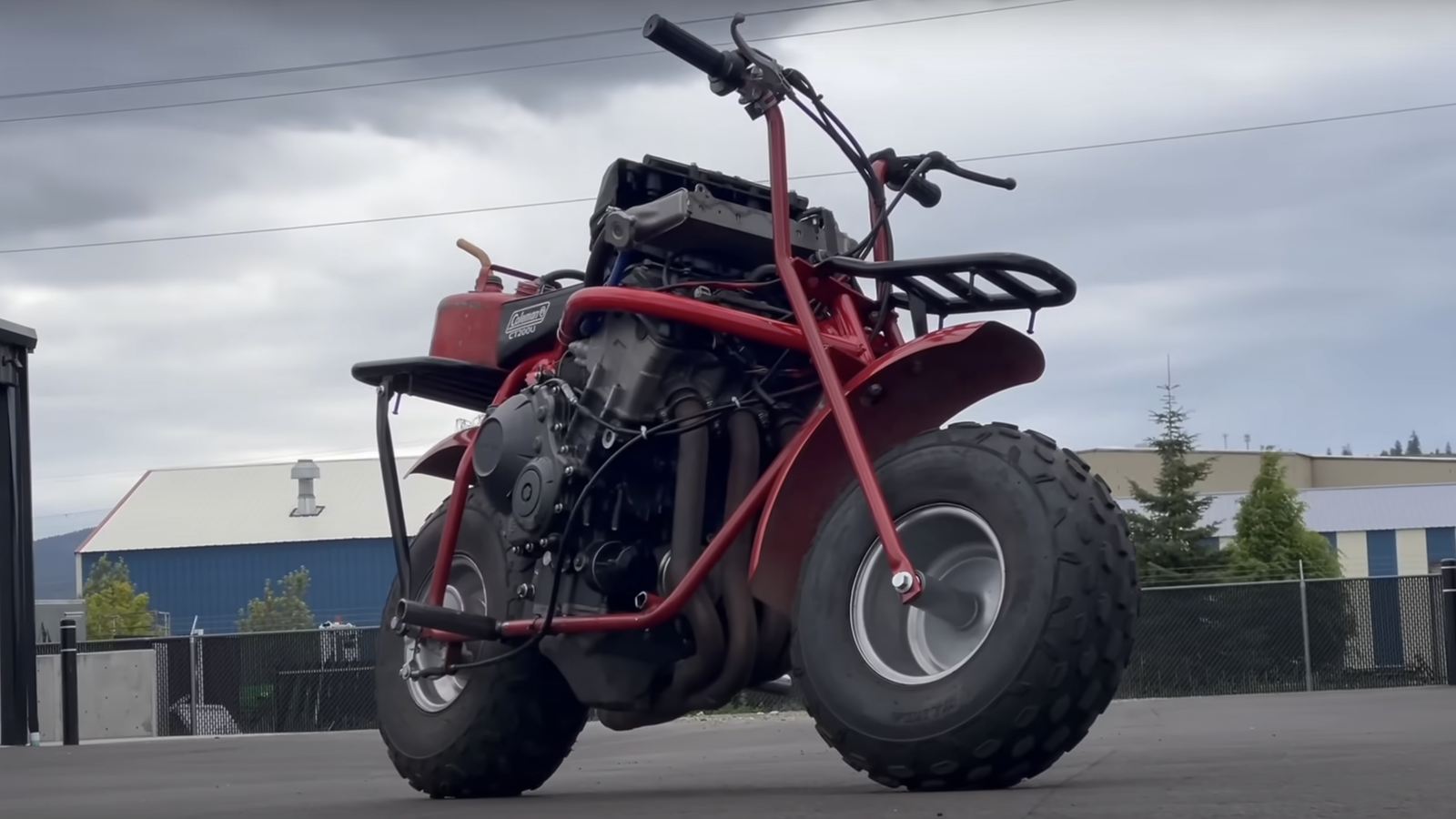 Honda Fireblade-engined mini bike